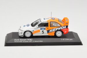 Ford Escort WRC #5 C. Sainz / L. Moya WRC 1997 Minichamps 1:43 430978705 Metalas