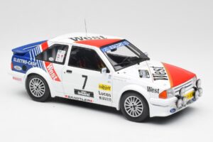 Ford Escort RS Turbo #7 Lotto Haspengouw Rally 1985 MCG 1:18 MCG18421 Metalas - nuotrauka 4 iš 6