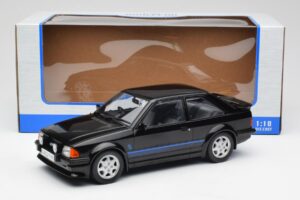 Ford Escort RS Turbo Princesės Dianos Asmeninis Automobilis Juodas MCG 1:18 MCG18420 Metalas - nuotrauka 6 iš 6