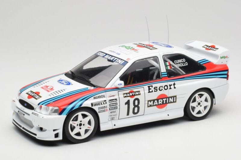 Ford Escort WRC Martini Racing #18 G. Cunico / G. Pirollo Rally San Remo 1998 IXO 1:18 18RMC171A Metalas