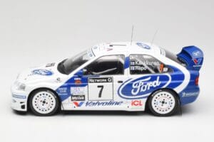 Ford Escort WRC #7 J. Kankkunen / J. Repo RAC Rally 1998 IXO 1:18 18RMC170A Metalas - nuotrauka 3 iš 6