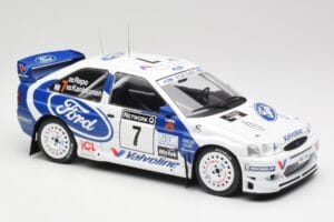 Ford Escort WRC #7 J. Kankkunen / J. Repo RAC Rally 1998 IXO 1:18 18RMC170A Metalas - nuotrauka 4 iš 6