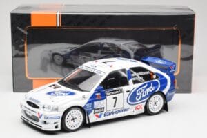 Ford Escort WRC #7 J. Kankkunen / J. Repo RAC Rally 1998 IXO 1:18 18RMC170A Metalas - nuotrauka 6 iš 6
