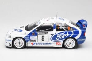 Ford Escort WRC #8 B. Thiry / S. Prevot RAC Rally 1998 IXO 1:18 18RMC170B Metalas - nuotrauka 3 iš 6