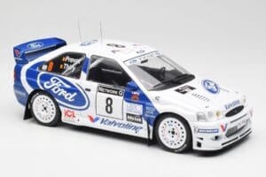 Ford Escort WRC #8 B. Thiry / S. Prevot RAC Rally 1998 IXO 1:18 18RMC170B Metalas - nuotrauka 4 iš 6