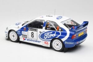 Ford Escort WRC #8 B. Thiry / S. Prevot RAC Rally 1998 IXO 1:18 18RMC170B Metalas - nuotrauka 5 iš 6
