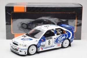 Ford Escort WRC #8 B. Thiry / S. Prevot RAC Rally 1998 IXO 1:18 18RMC170B Metalas - nuotrauka 6 iš 6
