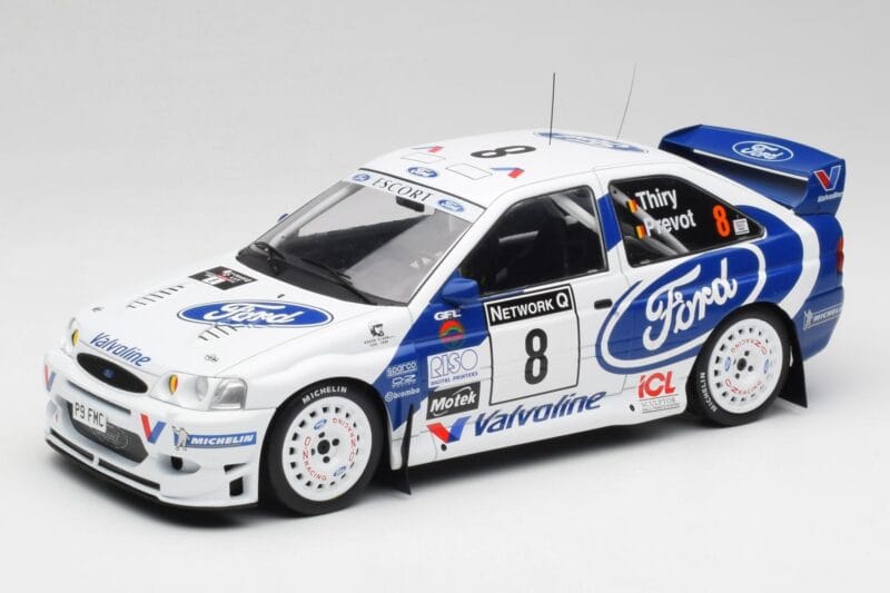 Ford Escort WRC #8 B. Thiry / S. Prevot RAC Rally 1998 IXO 1:18 18RMC170B Metalas