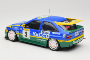 Ford Escort #3 Yacoo P. Bernardini / B. Occelli Rally Monte Carlo 1996 Winner UT Models 1:18 180968203 Metalas - nuotrauka 7 iš 8