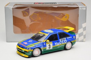 Ford Escort #3 Yacoo P. Bernardini / B. Occelli Rally Monte Carlo 1996 Winner UT Models 1:18 180968203 Metalas - nuotrauka 8 iš 8