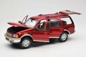 Ford Expedition Eddie Bauer Raudonas Metalinis UT Models 1:18 22711 Metalas - nuotrauka 2 iš 8