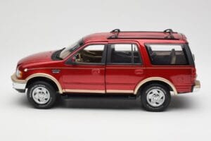 Ford Expedition Eddie Bauer Raudonas Metalinis UT Models 1:18 22711 Metalas - nuotrauka 4 iš 8