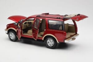 Ford Expedition Eddie Bauer Raudonas Metalinis UT Models 1:18 22711 Metalas - nuotrauka 5 iš 8