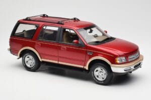 Ford Expedition Eddie Bauer Raudonas Metalinis UT Models 1:18 22711 Metalas - nuotrauka 6 iš 8