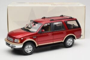 Ford Expedition Eddie Bauer Raudonas Metalinis UT Models 1:18 22711 Metalas - nuotrauka 8 iš 8