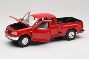 Ford F-150 Flareside SuperCab Raudonas Mira 1:18 6217 Metalas - nuotrauka 2 iš 8