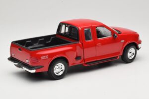 Ford F-150 Flareside SuperCab Raudonas Mira 1:18 6217 Metalas - nuotrauka 3 iš 8