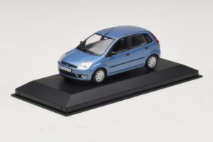 Ford Fiesta Mk5 4-Door Šviesiai Mėlynas Minichamps 1:43 FIESTA002 Metalas - nuotrauka 2 iš 4