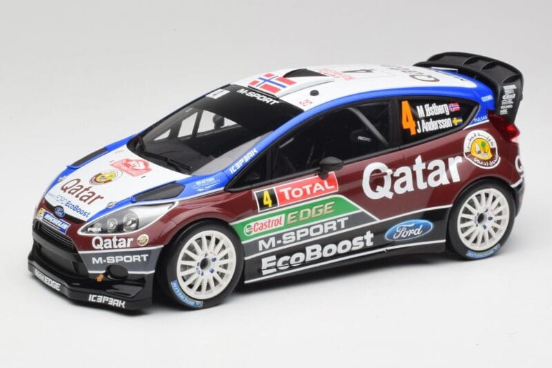 Ford Fiesta WRC #4 M. Ostberg / J. Andersson Rally Monte Carlo 2013 Minichamps 1:18 151130804 Metalas