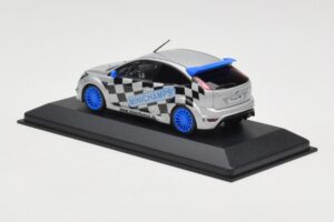 Ford Focus RS Mk2 Promo Blue Wheels Minichamps 1:43 FORD002 Metalas - nuotrauka 3 iš 4