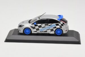 Ford Focus RS Mk2 Promo Blue Wheels Minichamps 1:43 FORD002 Metalas