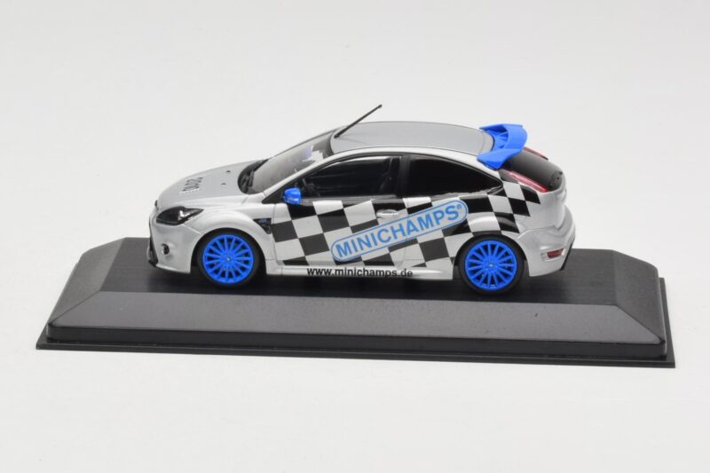 Ford Focus RS Mk2 Promo Blue Wheels Minichamps 1:43 FORD002 Metalas