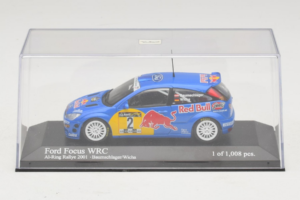 Ford Focus WRC #2 R. Baumgartner / B. Wichs Red Bull Rally Austria 2001 Minichamps 1:43 430008907 Metalas - nuotrauka 4 iš 5