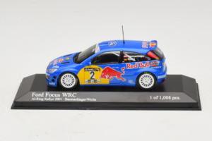 Ford Focus WRC #2 R. Baumgartner / B. Wichs Red Bull Rally Austria 2001 Minichamps 1:43 430008907 Metalas