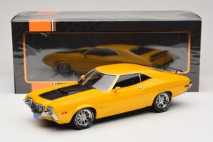 Ford Gran Torino Sport Geltonas IXO 1:18 18CMC186 Metalas - nuotrauka 6 iš 6