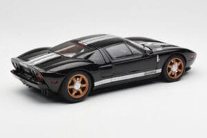 Ford GT Juodas Su Baltomis Juostomis AUTOart 1:18 73023 Metalas - nuotrauka 3 iš 8