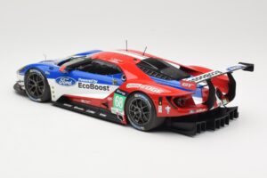 Ford GT GTE #68 D. Muller / J. Hand / S. Bourdais Chip Ganassi Racing LMGTE Pro 24 Hours of Le Mans 2016 Winner Minichamps 1: - nuotrauka 5 iš 6