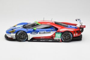 Ford GT GTE Chip Ganassi UK #66 O. Pla / S. Mucke / B. Johnson 24 Hours of Le Mans 2016 Minichamps 1:18 155168666 Metalas - nuotrauka 3 iš 6
