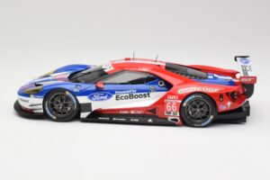 Ford GT #68 D. Muller / J. Hand / S. Bourdais LMGTE Pro Winner 24 Hours of Le Mans 2016 Minichamps 1:18 4012138143098 Metalas - nuotrauka 3 iš 6