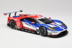 Ford GT #68 D. Muller / J. Hand / S. Bourdais LMGTE Pro Winner 24 Hours of Le Mans 2016 Minichamps 1:18 4012138143098 Metalas - nuotrauka 4 iš 6