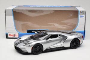 Ford GT Sidabrinis Maisto 1:18 31384 Metalas - nuotrauka 8 iš 8