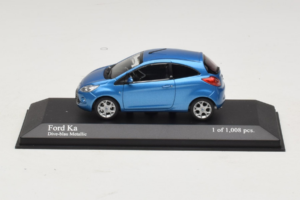 Ford Ka Blue Metallic Minichamps 1:43 400088202 Metalas