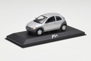 Ford Ka Mk1 Sidabro Pilkas Minichamps 1:43 130248 Metalas - nuotrauka 2 iš 4