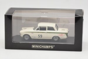Ford Lotus Cortina Mk1 #59 J. Clark / R. Parsons Sebring 12 Hours 1964 Minichamps 1:43 400648259 Metalas - nuotrauka 4 iš 4
