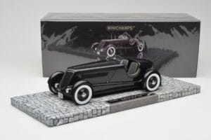 Ford Model 40 Special Speedster Tamsiai Pilkas Minichamps 1:18 107082040 Derva - nuotrauka 6 iš 6
