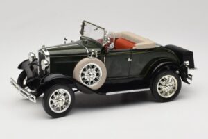 Ford Model A Tamsiai Žalias Motor City 1:18 20003 Metalas