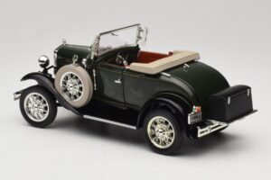Ford Model A Tamsiai Žalias Motor City 1:18 20003 Metalas - nuotrauka 7 iš 8