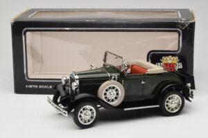 Ford Model A Tamsiai Žalias Motor City 1:18 20003 Metalas - nuotrauka 8 iš 8