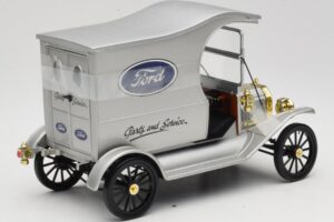 Ford Model T Delivery Truck Sidabrinis Eagle Collectibles 1:18 430600 Metalas - nuotrauka 2 iš 6