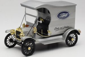 Ford Model T Delivery Truck Sidabrinis Eagle Collectibles 1:18 430600 Metalas