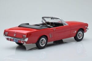 Ford Mustang Kabrioletas Raudonas Norev 1:18 182810 Metalas - nuotrauka 2 iš 6