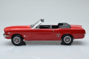 Ford Mustang Kabrioletas Raudonas Norev 1:18 182810 Metalas - nuotrauka 3 iš 6