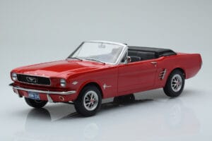 Ford Mustang Kabrioletas Raudonas Norev 1:18 182810 Metalas
