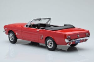 Ford Mustang Kabrioletas Raudonas Norev 1:18 182810 Metalas - nuotrauka 5 iš 6
