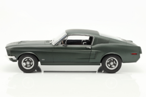 Ford Mustang Fastback Satin Green Metallic Norev 1:12 122702 Metalas - nuotrauka 3 iš 5