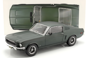 Ford Mustang Fastback Satin Green Metallic Norev 1:12 122702 Metalas - nuotrauka 5 iš 5
